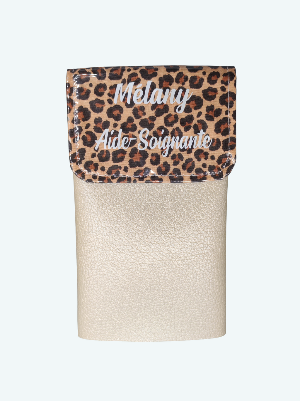 Pochette aimantée infirmière Léopard