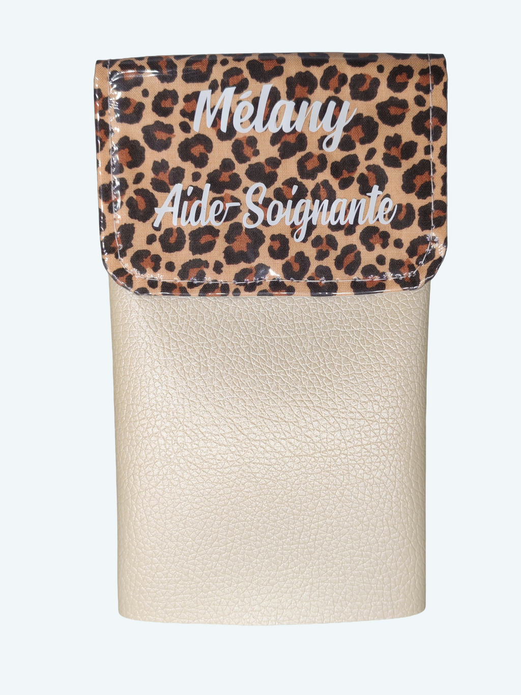 Pochette aimantée infirmière Léopard
